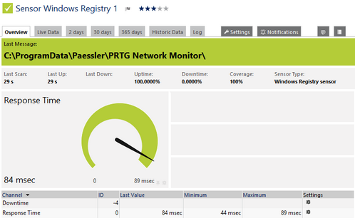 Windows Registry Sensor Windows Registry Sensor